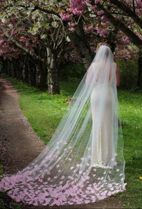 Cherry Blossom Bridal Veil